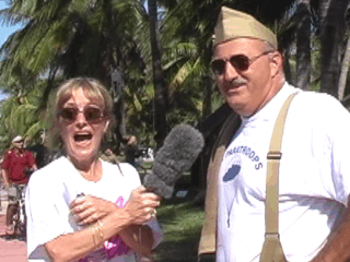 Joanne, the Interviewer, with Colonel Roberts